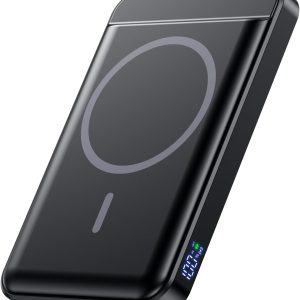 for Magsafe Battery Pack, Wireless Portable Charger for iPhone, (16000mAh) Magnetic Power Bank with (22W) USB-C Fast Charging for iPhone 16/16 Pro/ProMax, iPhone 15 14/13/12 Series - Black