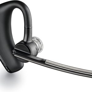 Poly Voyager Legend Wireless Headset (Plantronics) - Single-Ear Bluetooth w/Noise-Canceling Mic - Voice Controls - Mute & Volume Buttons - Ergonomic Design -Connect to Mobile/Tablet via Bluetooth -FFP